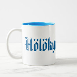 Hölökynkölökyn! 1 zweifarbige tasse