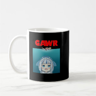Hololive EN - Gawr Gura Parody Kaffeetasse