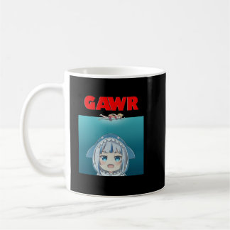 Hololive EN - Gawr Gura Parody Kaffeetasse
