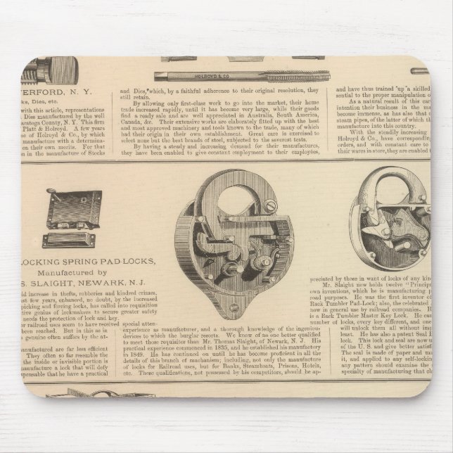 Holroyd und Unternehmen Mousepad (Vorne)