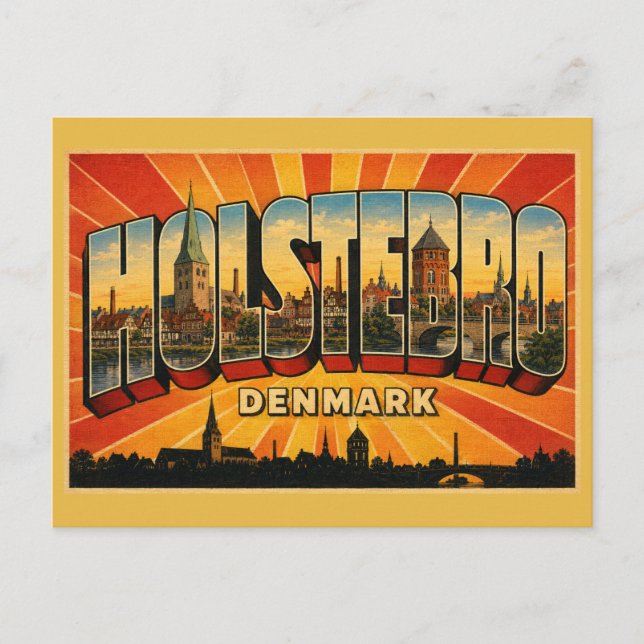 Holstebro Dänemark Giacometti Postkarte (Vorderseite)