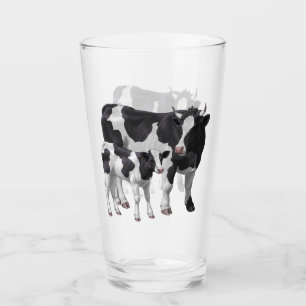 Holstein Cow & Niedlich Calf Glas