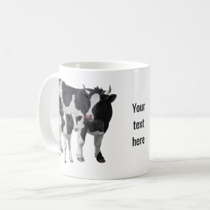 Holstein Cow & Niedlich Calf Kaffeetasse