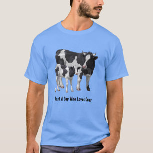 Holstein Cow & Niedlich Calf personalisieren Ihren T-Shirt
