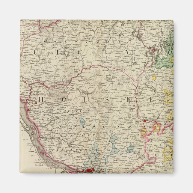 Holstein, Deutschland Magnet (Vorne)