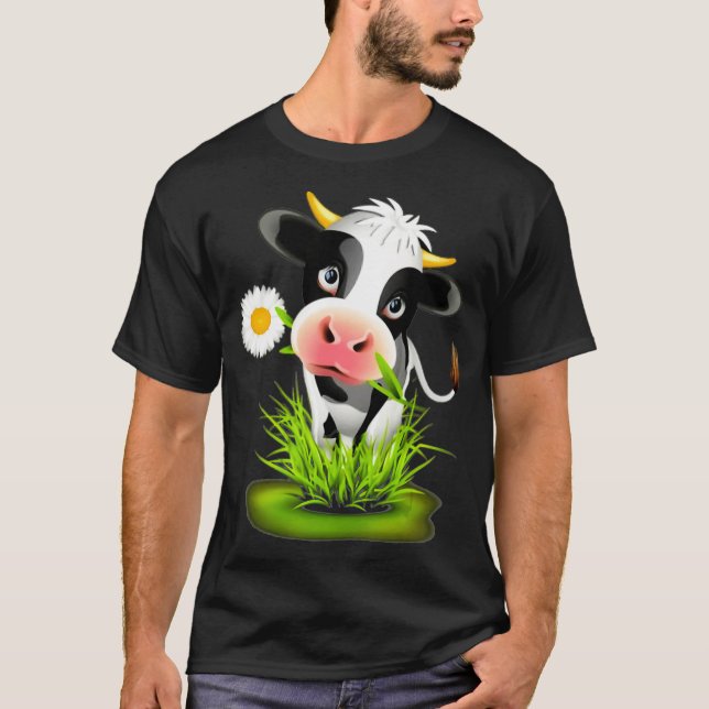 Holstein Friesian cattle Cow - Bauer holstein  T-Shirt (Vorderseite)