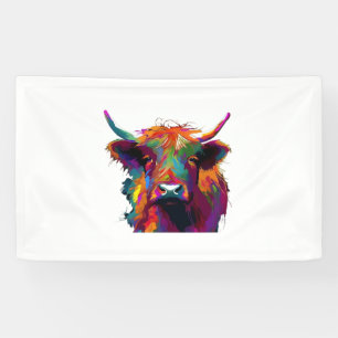 Holstein Friesian Cow - Niedliche Kuh - Geschenk f Banner