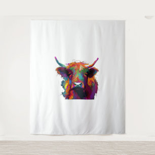 Holstein Friesian Cow - Niedliche Kuh - Geschenk f Wandteppich