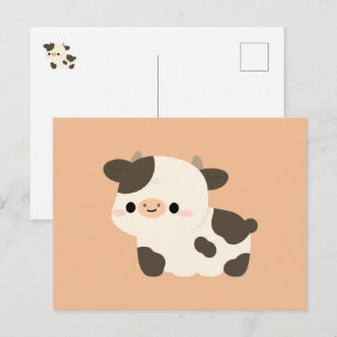 Holstein-Kuh Feiertagspostkarte