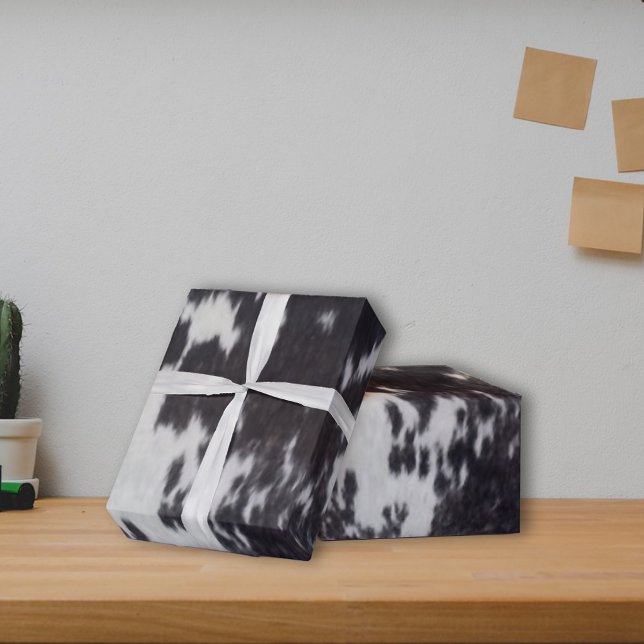 Holstein Kuh Imitate Leather Natural Heck Geschenkpapier (Von Creator hochgeladen)