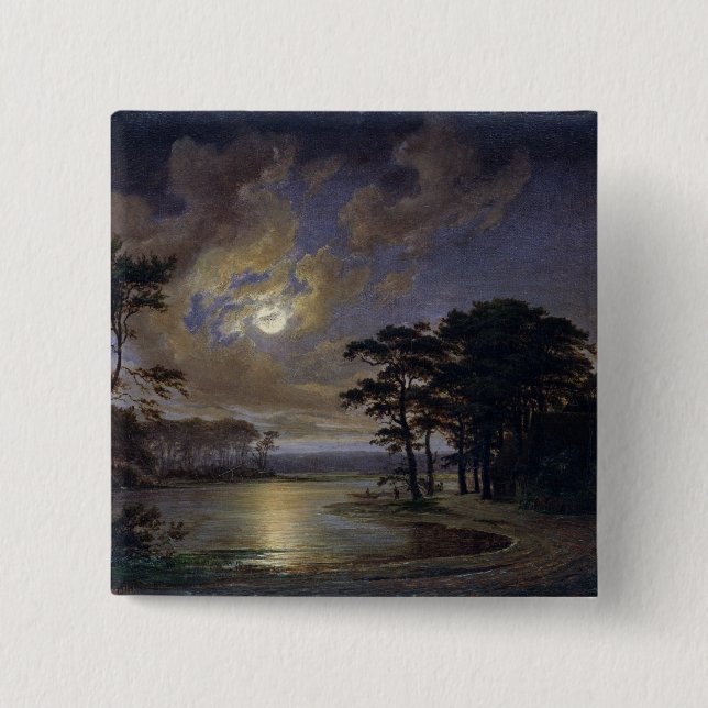 Holstein-Meer - Mondschein, 1847 Button (Vorderseite)