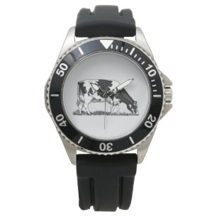 Holstein-Milchkuh Armbanduhr