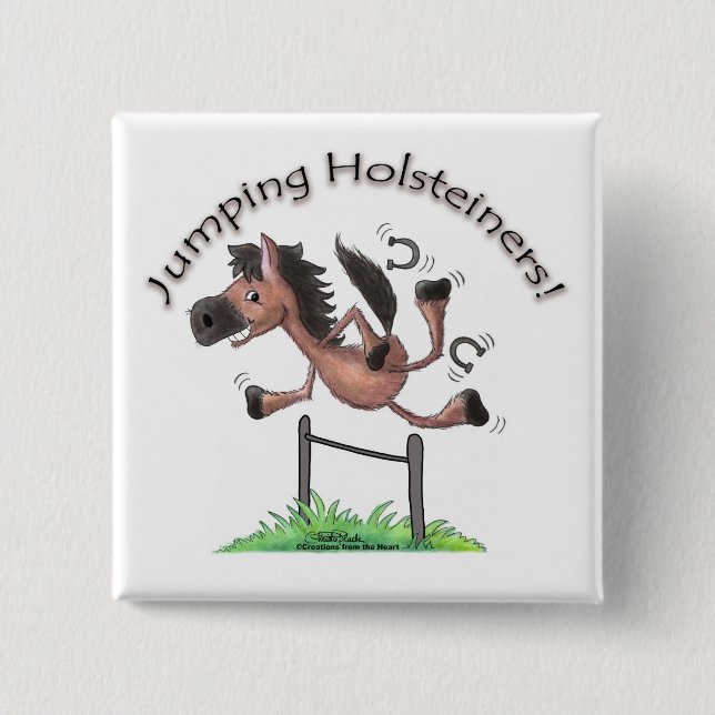 Holsteiners springen! button (Vorderseite)