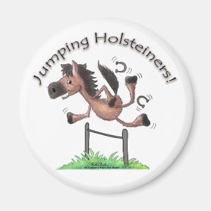 Holsteiners springen! magnet
