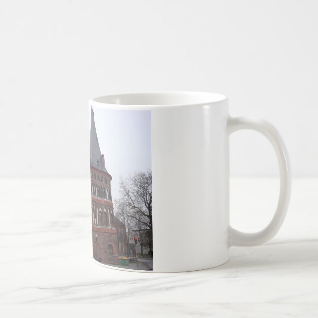 Holsten Tor - Lübeck Deutschland Tasse (Rechts)