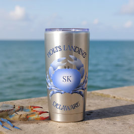 Holt das Blaukrabbenmonogramm Thermobecher