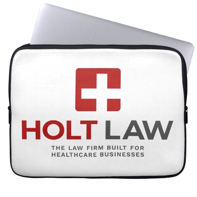 Holt Law Neoprene Laptop Sleeve (rot) (Vorderseite)