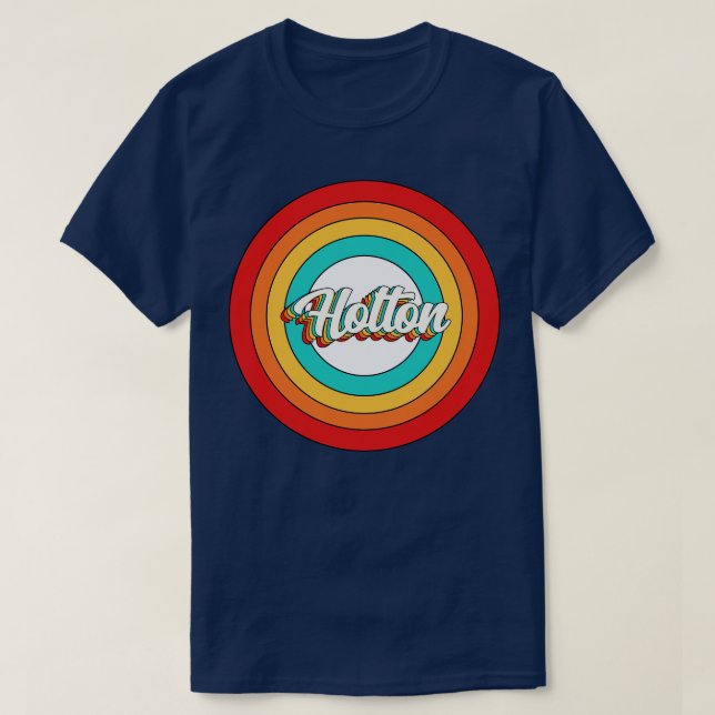 Holton Name Shirt Vintag Holton Circle (Design vorne)