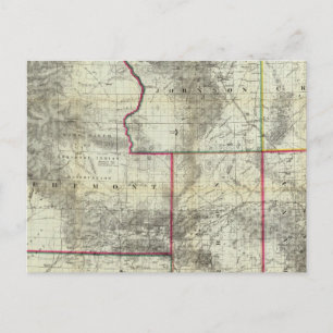 Holts neue Karte, Wyoming Postkarte