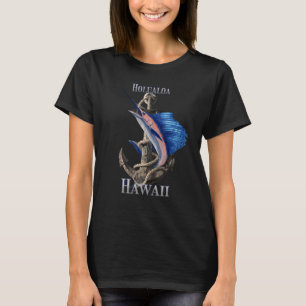 Holualoa Hawaii Schwertfisch Marlin Ocean Fischen T-Shirt