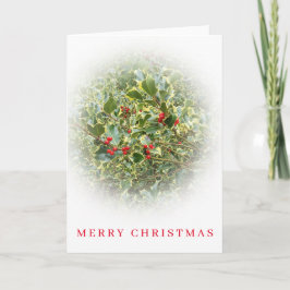 Holunder-Blick Weihnachtskarte Feiertagskarte
