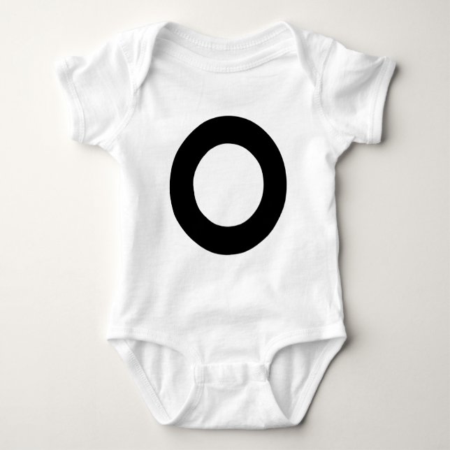 Holunder Kreis Baby Strampler (Vorderseite)