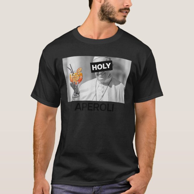 HOLY APEROLI X POPE TROPFEN X FRANCIS SPRITZ T-Shirt (Vorderseite)