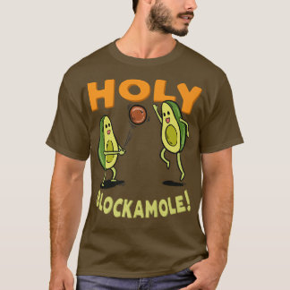 Holy Blockamole Avocado Beach Volleyball Player Ve T-Shirt