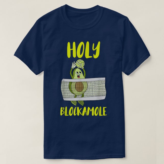 Holy Blockamole Avocado Volleyball Trainingstraini T-Shirt (Design vorne)