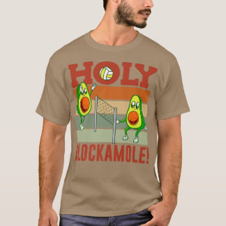 Holy Blockamole Funny Volleyball Match Block Avoca T-Shirt