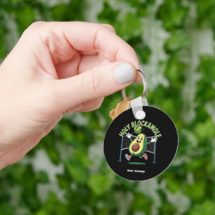 Holy Blockamole Niedlich Funny Volleyball Avocado  Schlüsselanhänger