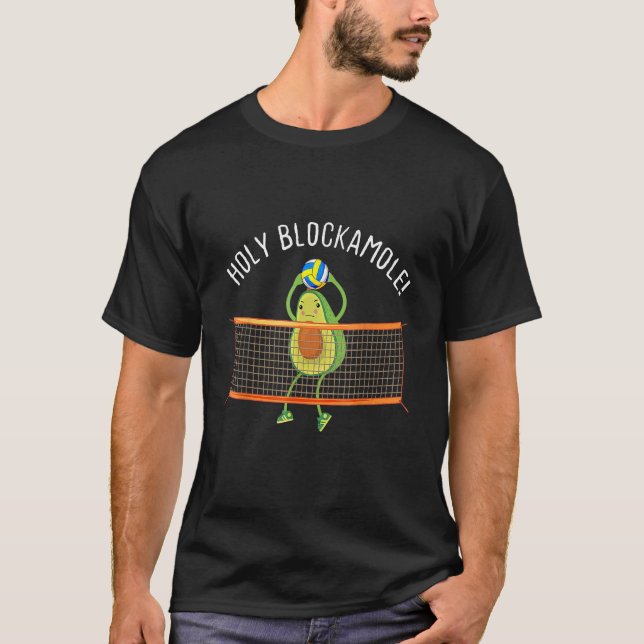 Holy Blockamole Volleyball Niedlich Funny Men U Ou T-Shirt (Vorderseite)