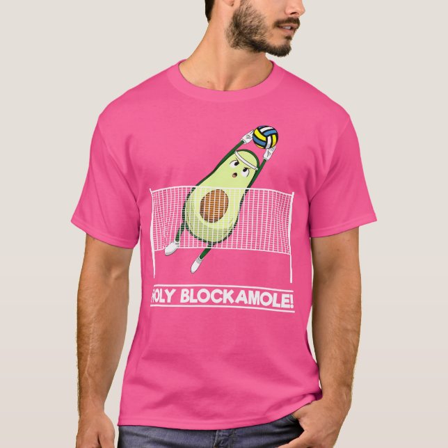 Holy Blockamole Volleyball Player T-Shirt (Vorderseite)