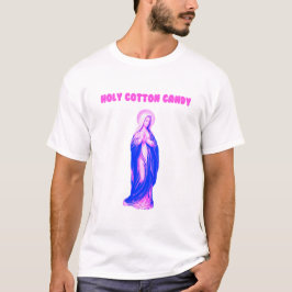 Holy Cotton Candy Vierge Marie Rose et Bleue T-Shirt