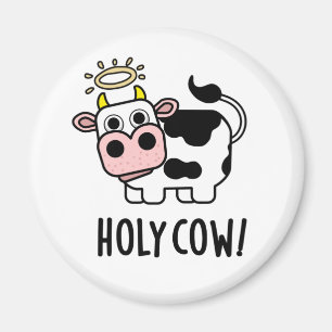 Holy Cow Funny Animal Pub Magnet