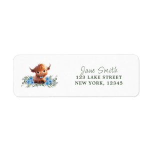 HOLY COW HIGHLAND MODERN BLAUE BABY DUSCHE
