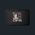 Holy Cow I'm Going To Be A Opa Gender Reveal Party Badematte<br><div class="desc">Holy Cow I'm Going To Be A Opa Gender Reveal Party</div>
