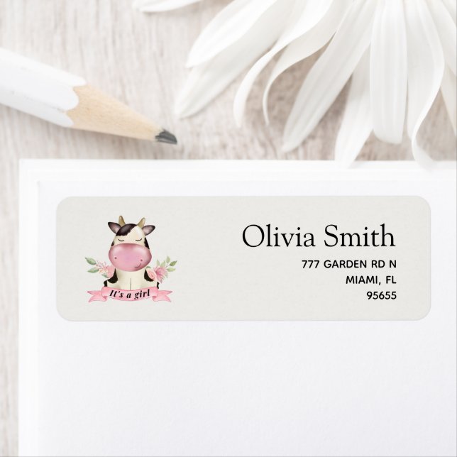 Holy Cow It's a Girl Baby shower (Insitu)