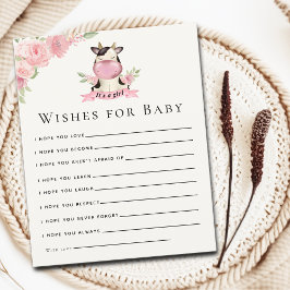 Holy Cow It's a Girl Cute Cow Baby shower