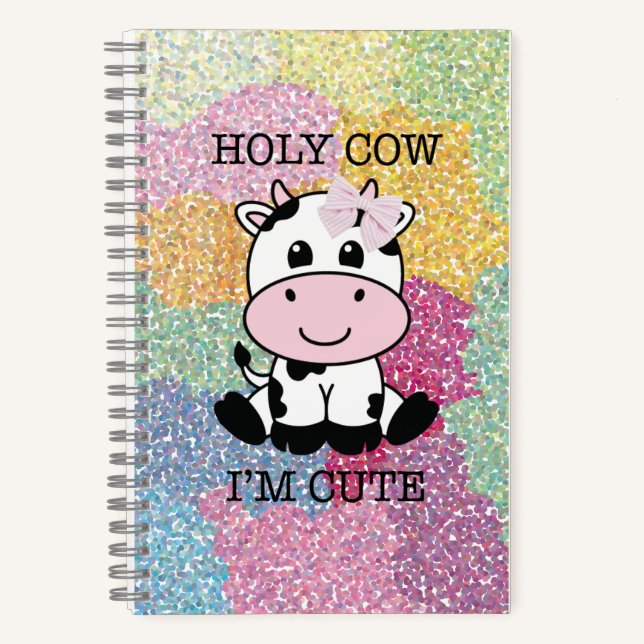 Holy Cow Spiral Notebook Notizbuch (Vorderseite)