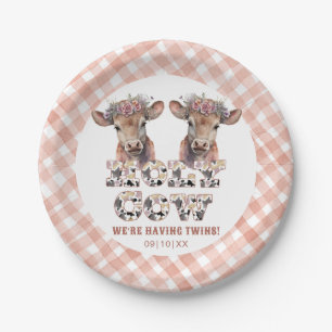 Holy Cow Twins Rustic Baby Shower Teller