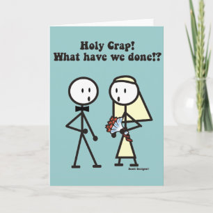 Holy Crap Wedding Cards Ankündigung