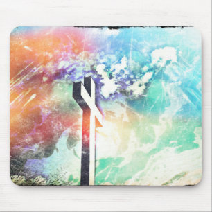 Holy Cross Pastel erschüttert Mousepad