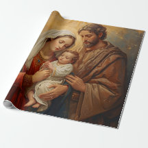 Holy Family Christmas Wrapping Paper For gift pack