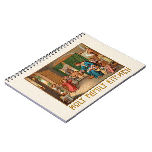 Holy Family Kitchen Spiral Foto Notebook Notizblock