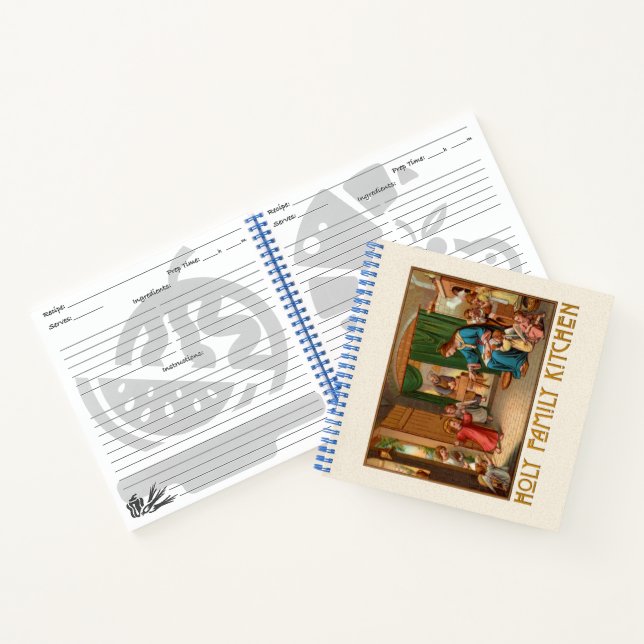 Holy Family Kitchen Spiral Notebook Notizbuch (Innenseite)