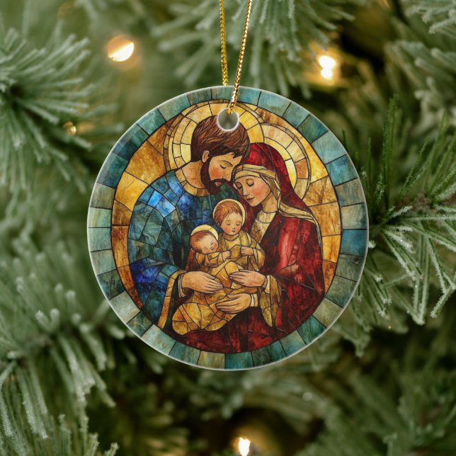 Holy Family Nativity Christmas Ornament (Baum)