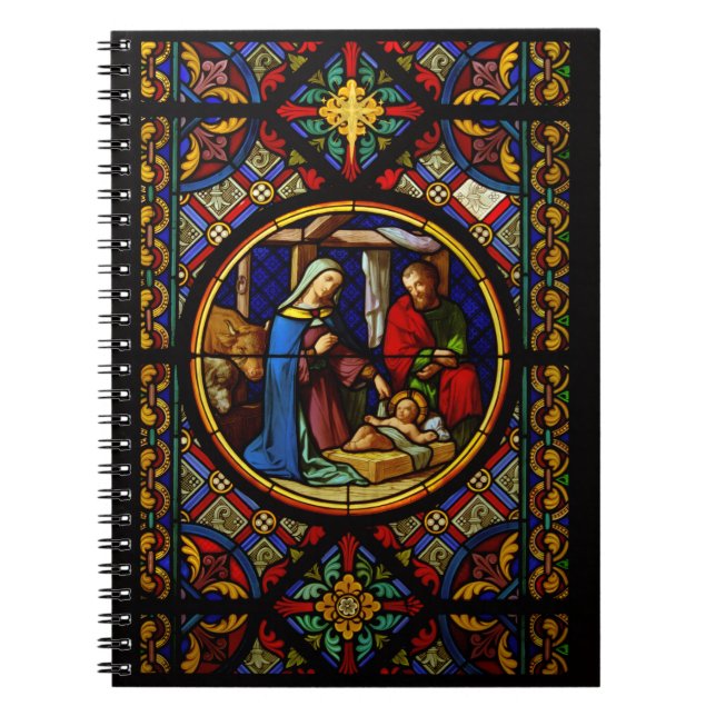 Holy Family "Stained Glass"  Notizblock (Vorderseite)