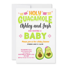 Holy Guacamole Avocado Babydusche Fiesta