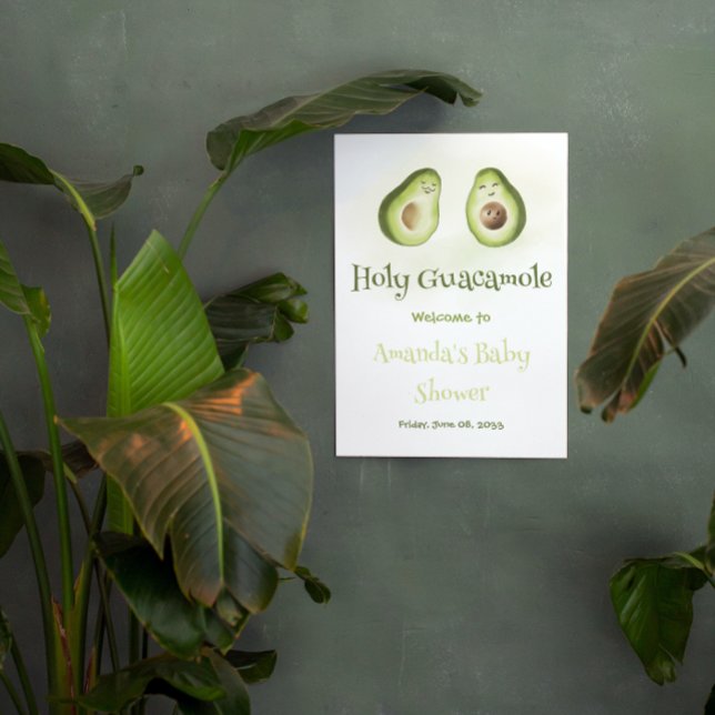 Holy Guacamole Avocado Parents Fiesta Baby Dusche Banner (Von Creator hochgeladen)